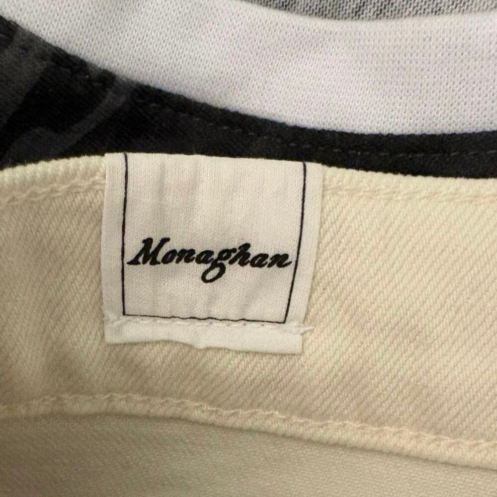 Frank & Eileen White Monaghan Frayed Hem Jeans Size 29 - Picture 3 of 9